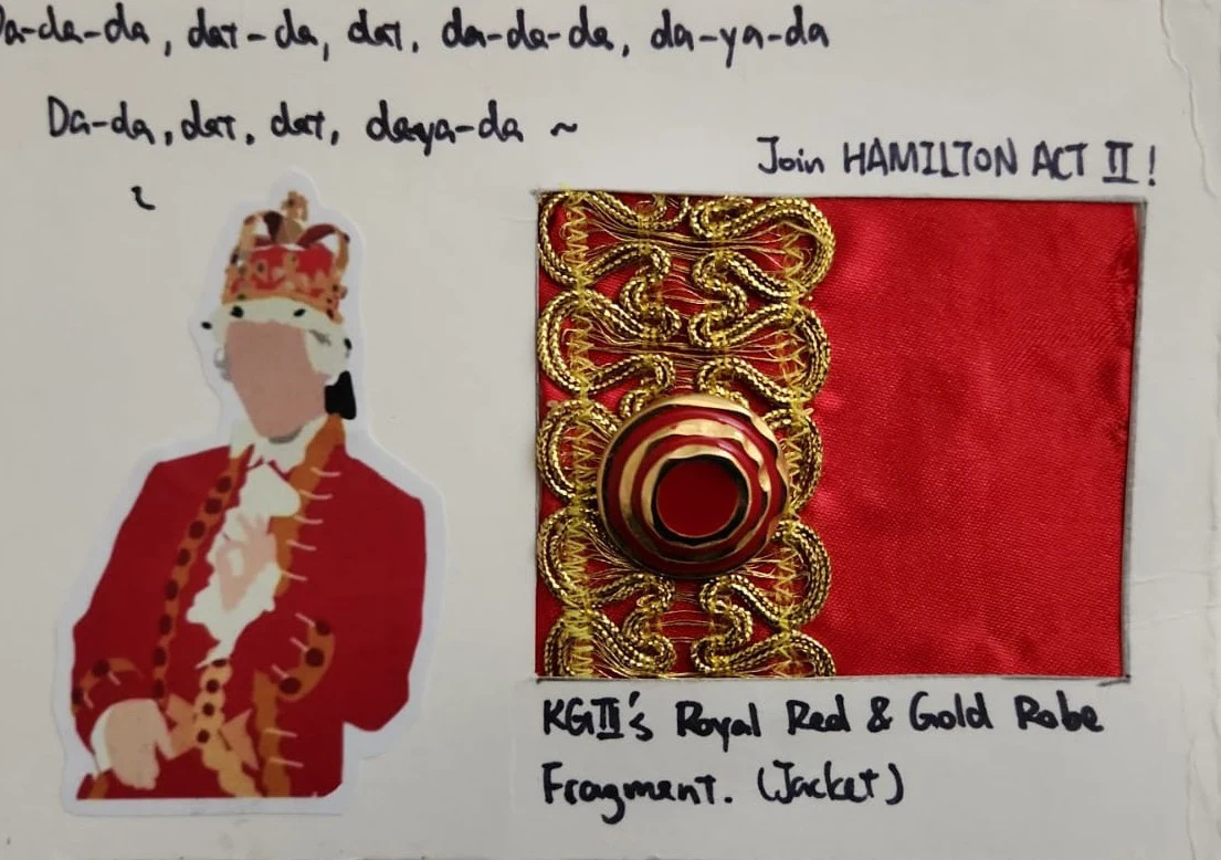 Costume design for King George III