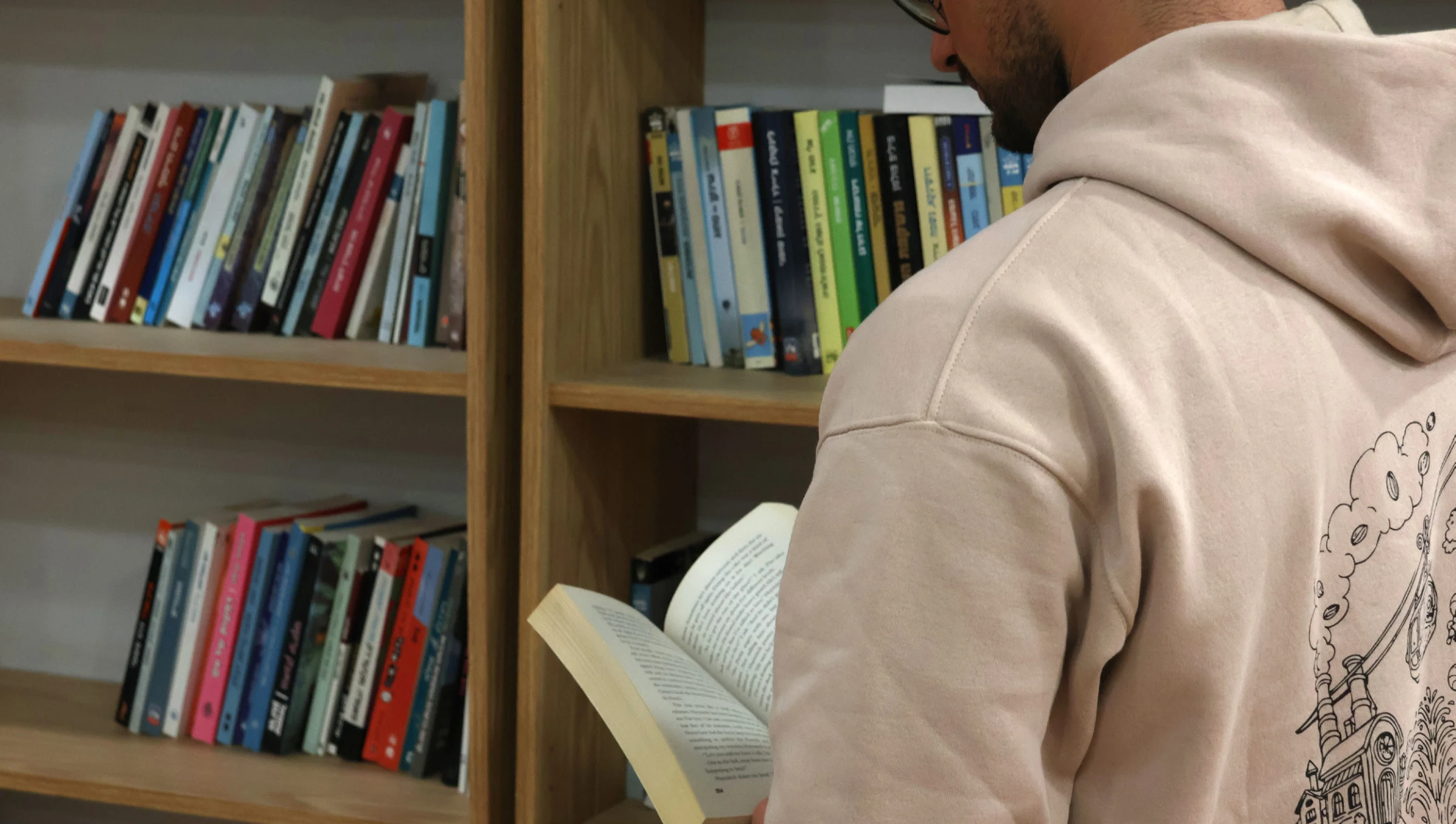 Studying at the Technion library