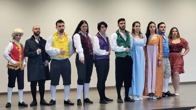 The Hamilton cast