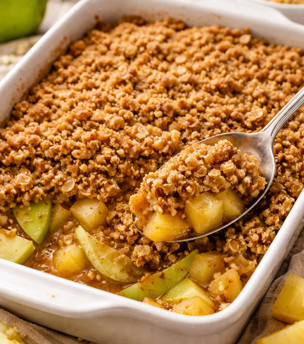 Apple crisp with a twist