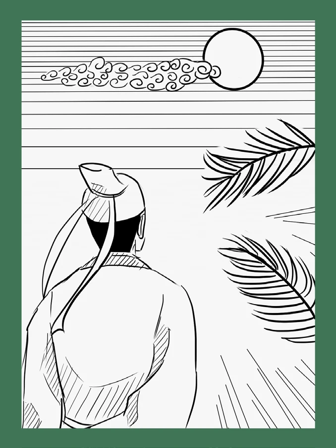 Nostalgia, drawing by Soni